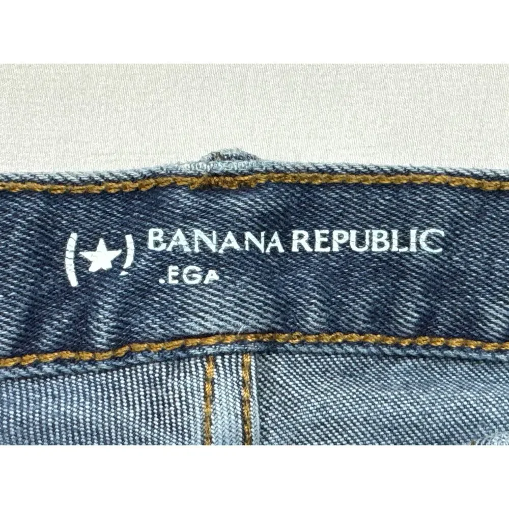 Banana Republic Legacy Men's Slim Fit Blue Denim Jeans - Size 31x30 (31x28.5)